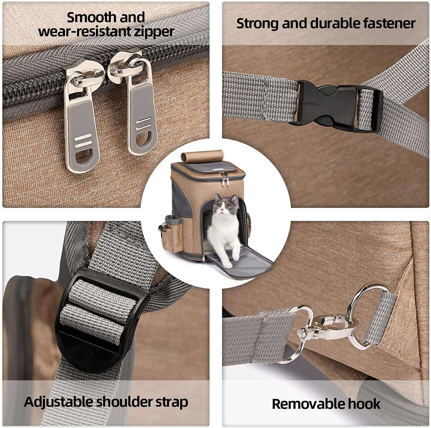 Lithe⢠- Pet Travel Rolling Wheeled Carrier Backpack - Agora Pet Supply