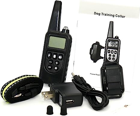 Pawsome Reliable Dog Training Collar | 2600ft Remote Range | Waterproof