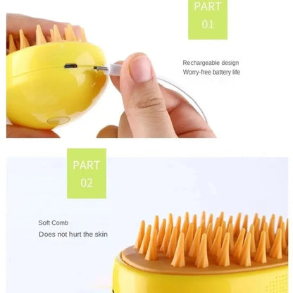 Mango electric spray brush - massage comb