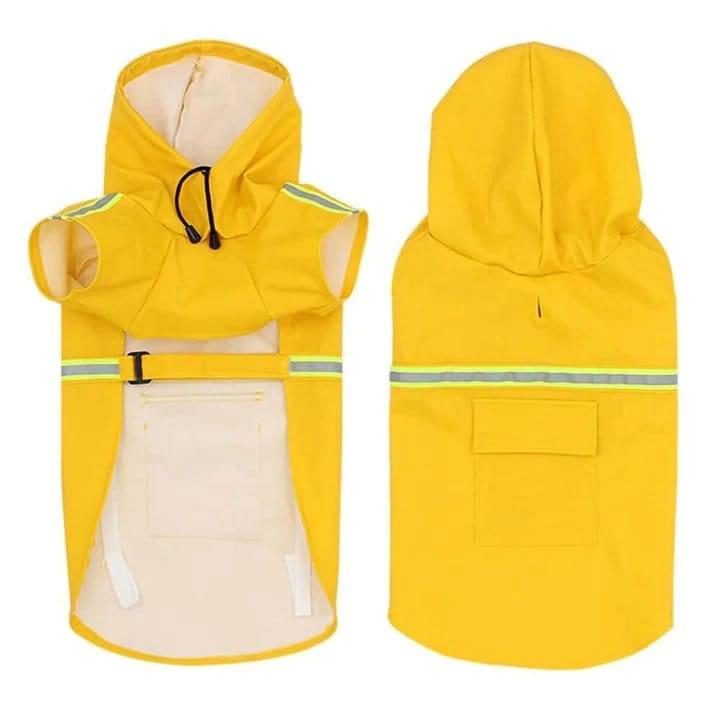 Rainaway™ - Dog Raincoat With Leash/Harness Port - Agora Pet Supply