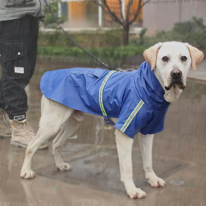 Rainaway™ - Dog Raincoat With Leash/Harness Port - Agora Pet Supply