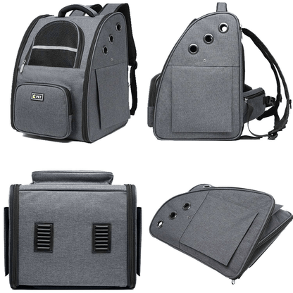 Collapsible™ - Pet Carrier Dual Side Zippered Entry ways - Agora Pet Supply