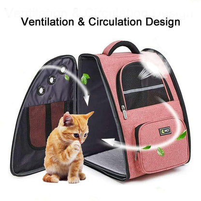 Collapsible™ - Pet Carrier Dual Side Zippered Entry ways - Agora Pet Supply